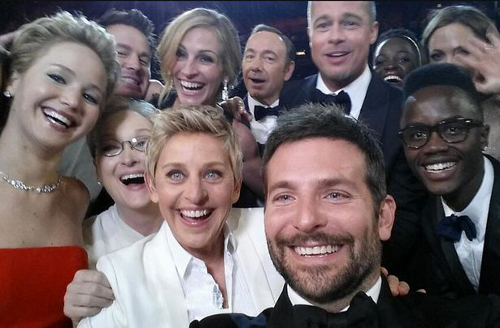 Best selfie ever Oscars 2014